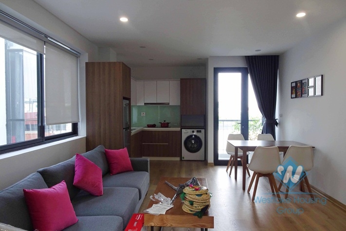 For rent in Ba Dinh, two bedrooms apartment .